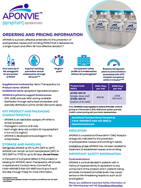 APONVIE Distribution Reference Guide