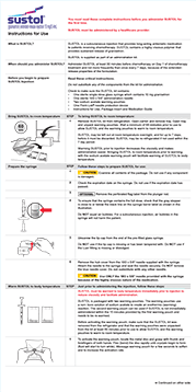 SUSTOL Instructions for Use