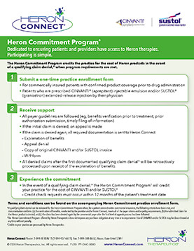 Heron Commitment Program Information Flashcard